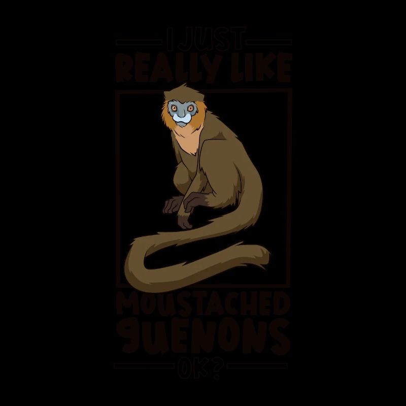 J’aime les singes bleus - singe bleu