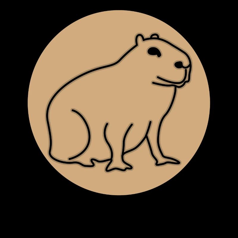 Capybaras Happy Capybara