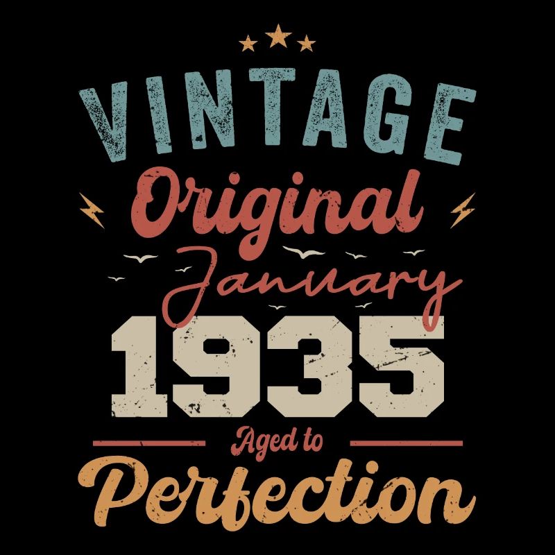 January 1935 Legend for 89 years