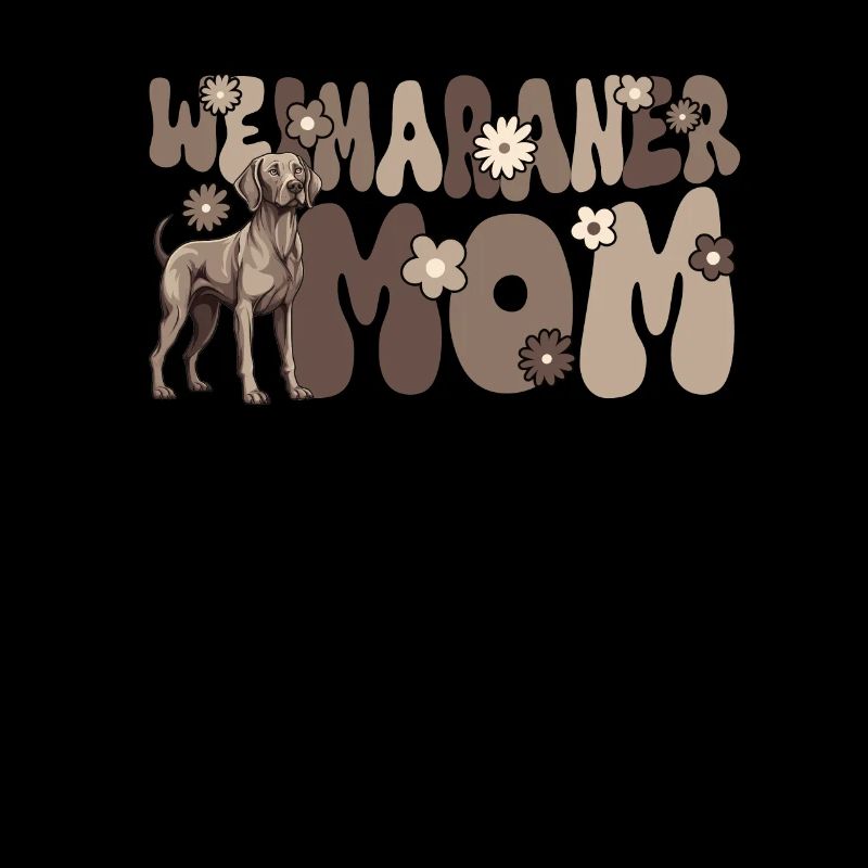Weimaraner Groovy Weimaraner Mom