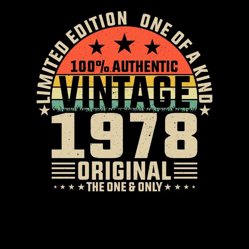 Klassischer 1978 Geburtstag Retro-Look
