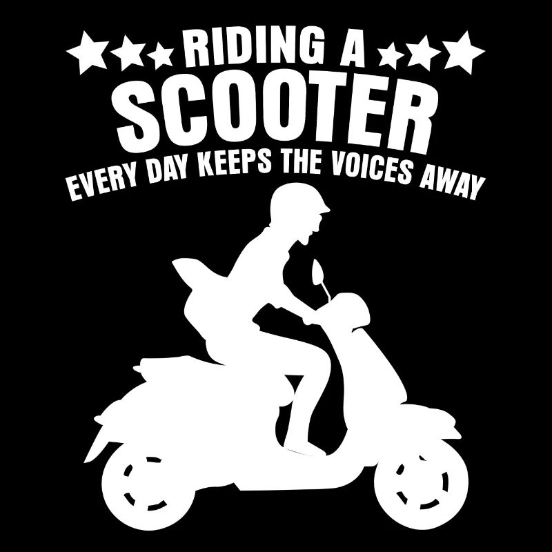 Scooter Riding Moto