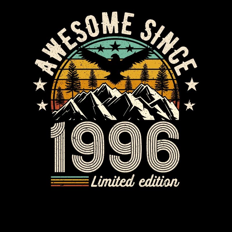 Vintage 1996 Birthday Tee