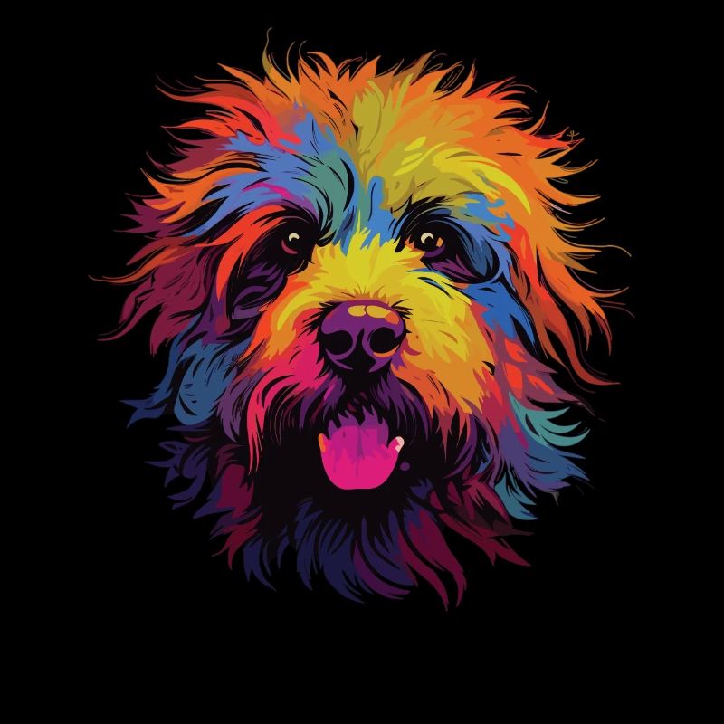 Aquarelle colorée Puli