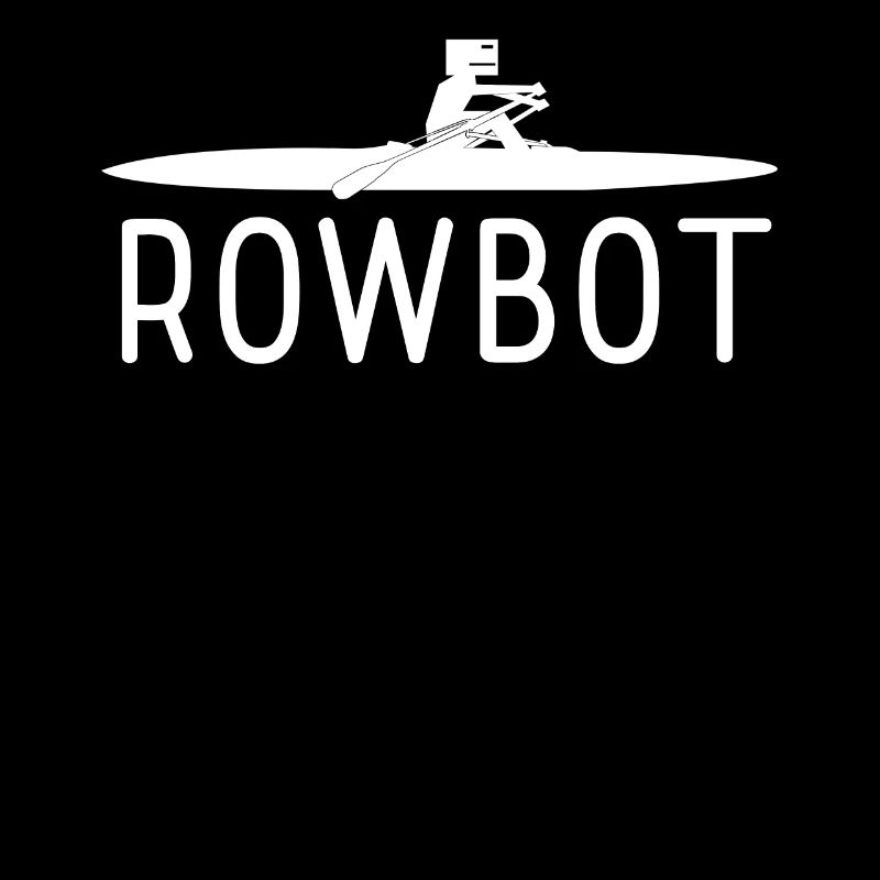 Rowing Club Robot Bateau à rames rétro