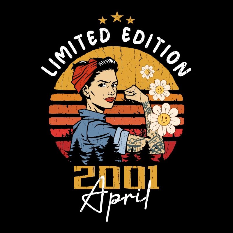 April 2001 Geburtstagsgeschenk April 2001 Vintage