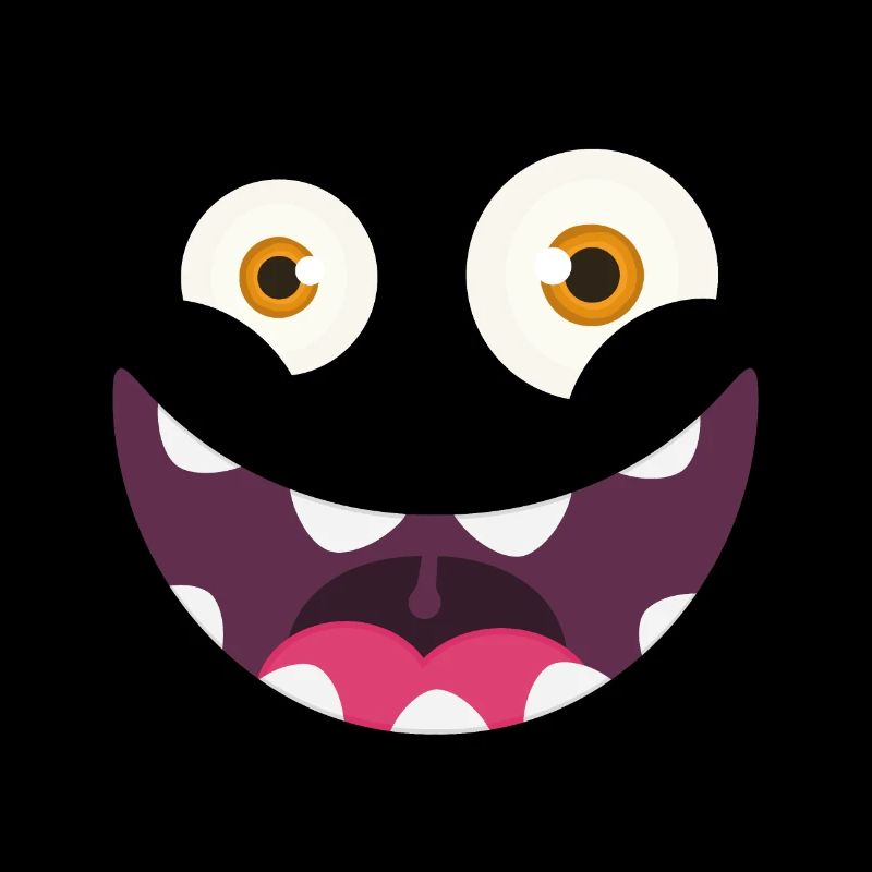 Visage de monstre