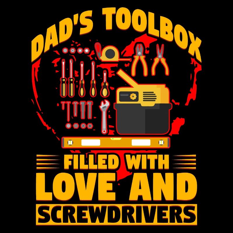 Dad's Toolbox filled with Love and Screwdrivers