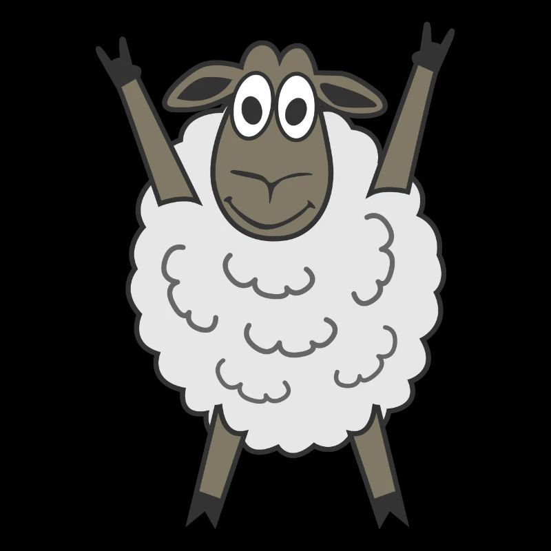 Sheep Funny Shepherd Farmer