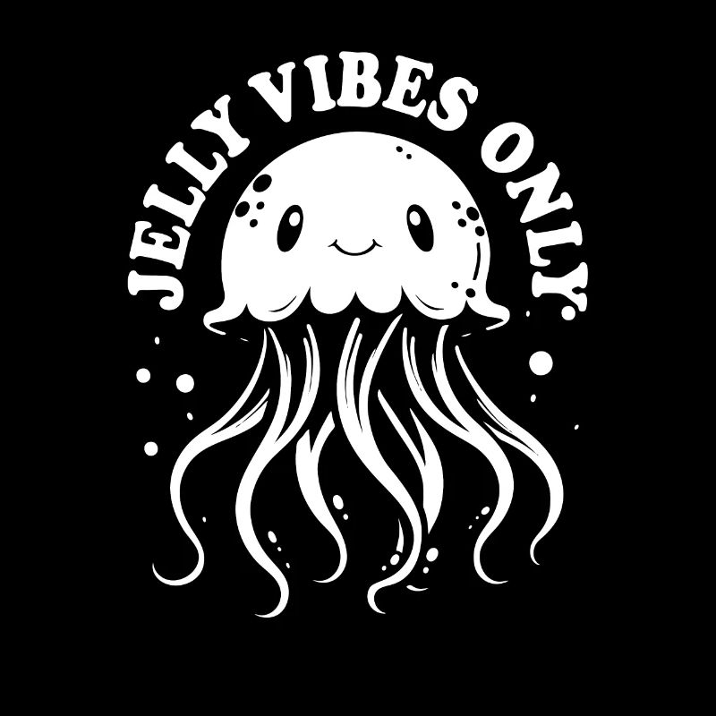 Jelly Vibes only - Méduses avec tentacules
