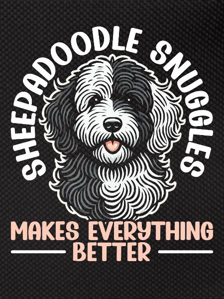 Cute Sheepadoodle Dog