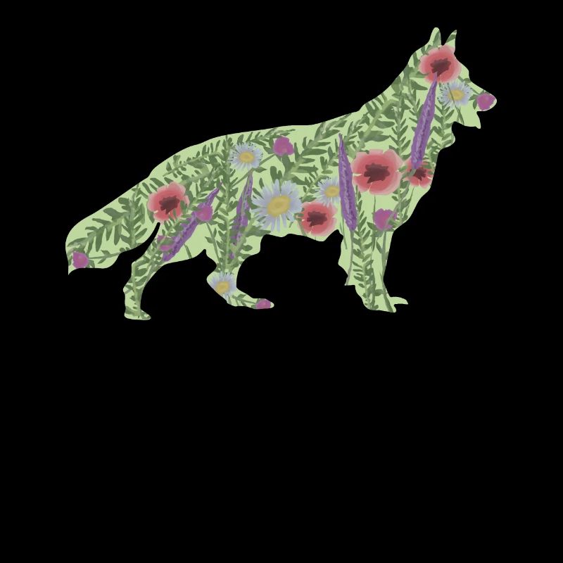 Fleurs de chien de berger blanc