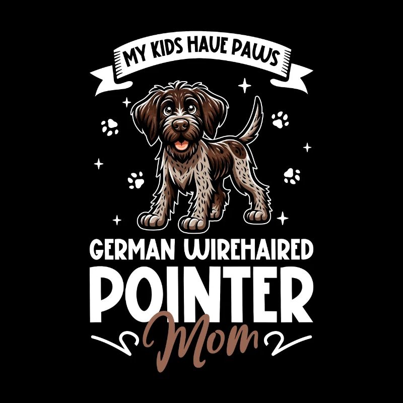 German Wirehaired Mom