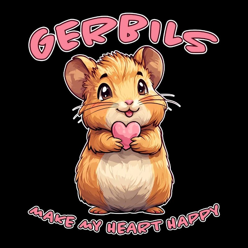 Gerbil Saying Racing Rat Funny Gerbil Gift