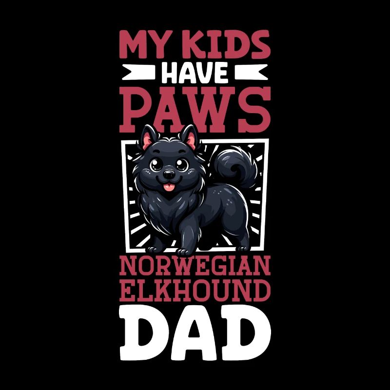 Norwegian Elkhound Dad