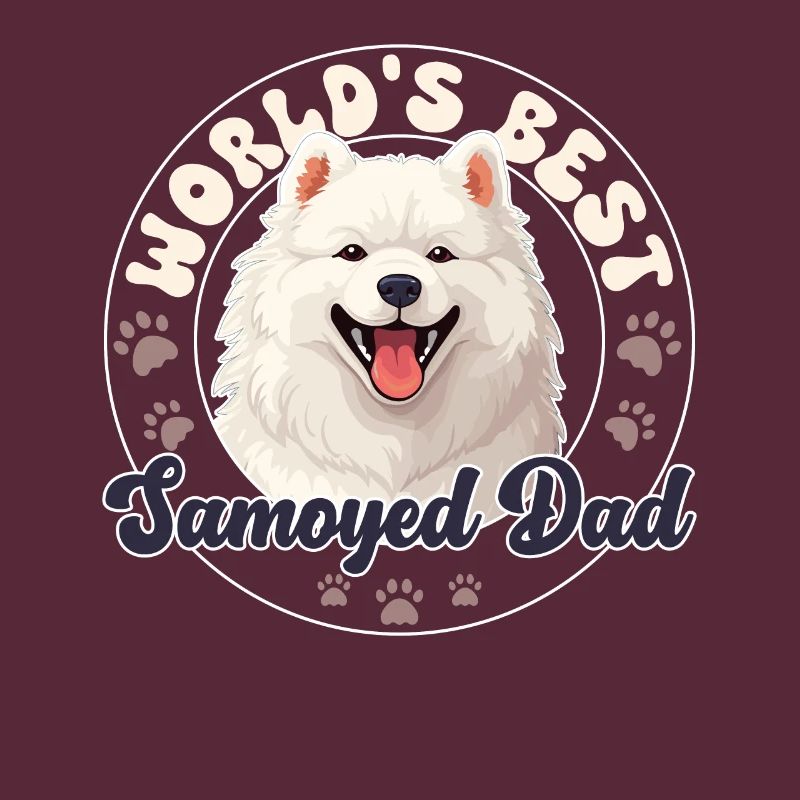 Samoyed Groovy Samoyed Dad