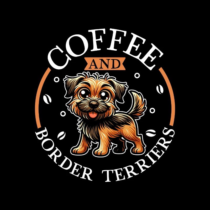 Café et Border Terrier