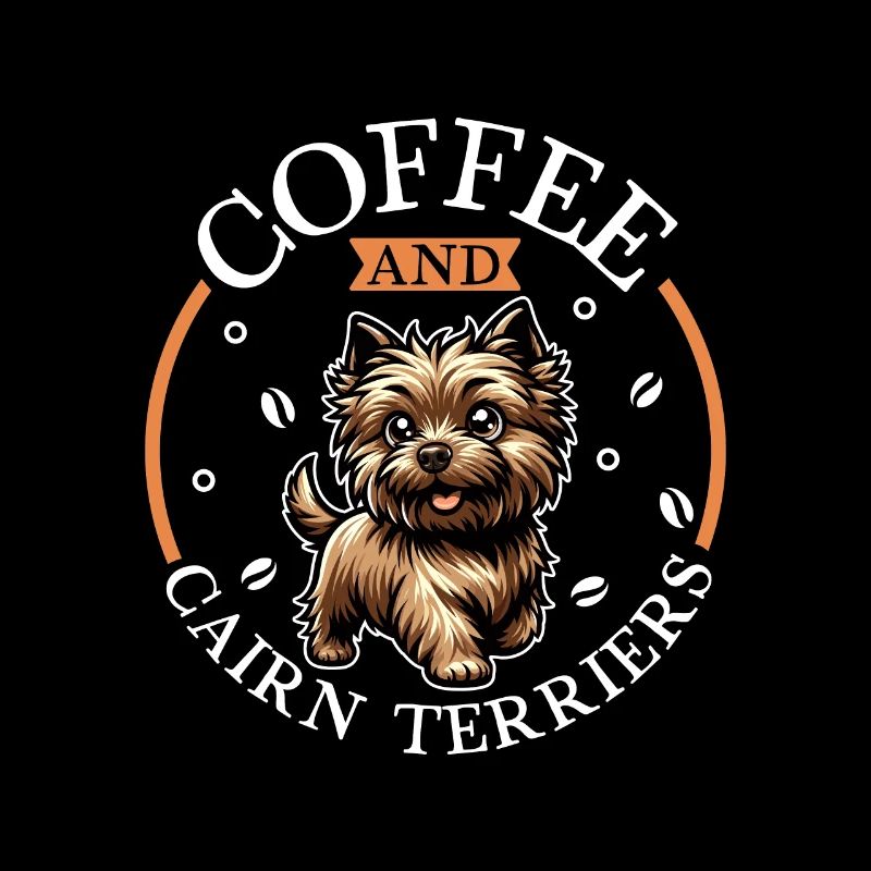 Kaffee und Cairn Terrier