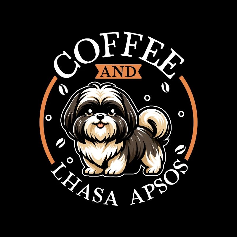Café et Lhassa Apso
