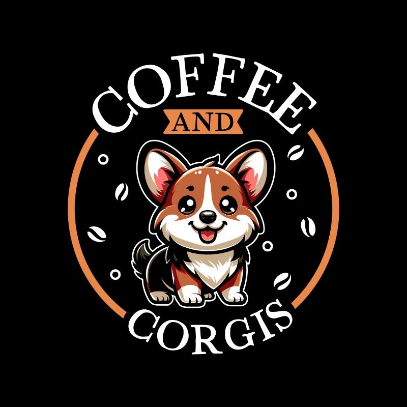 Café et Welsh Corgi Pembroke