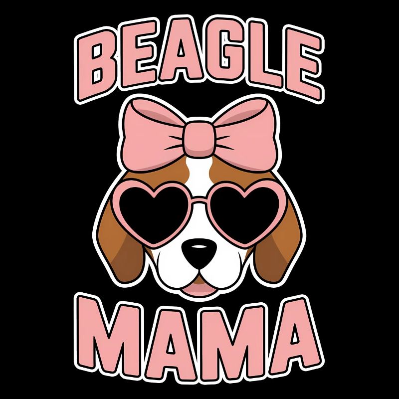 Beagle Mama Hund Mutter Lustiges Beagle Geschenk