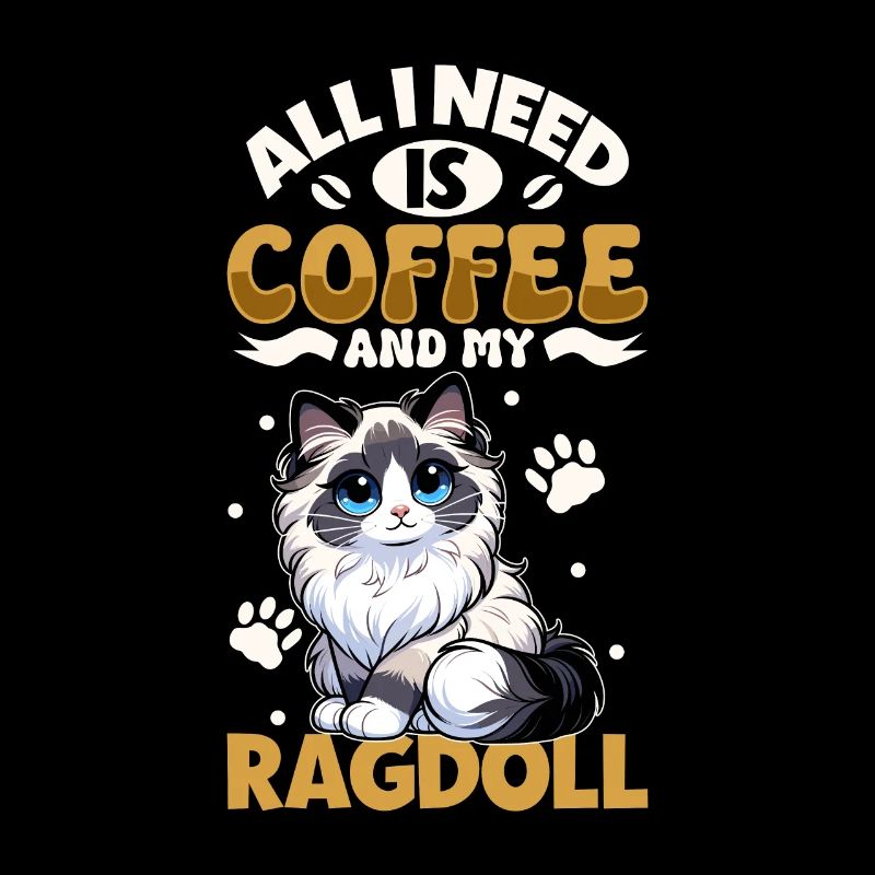 Coffee and my ragdoll