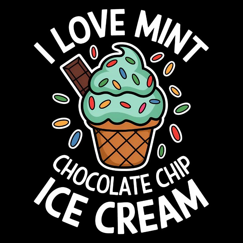 Schoko Minz Eis Spruch Lustiges Minz Eis Geschenk