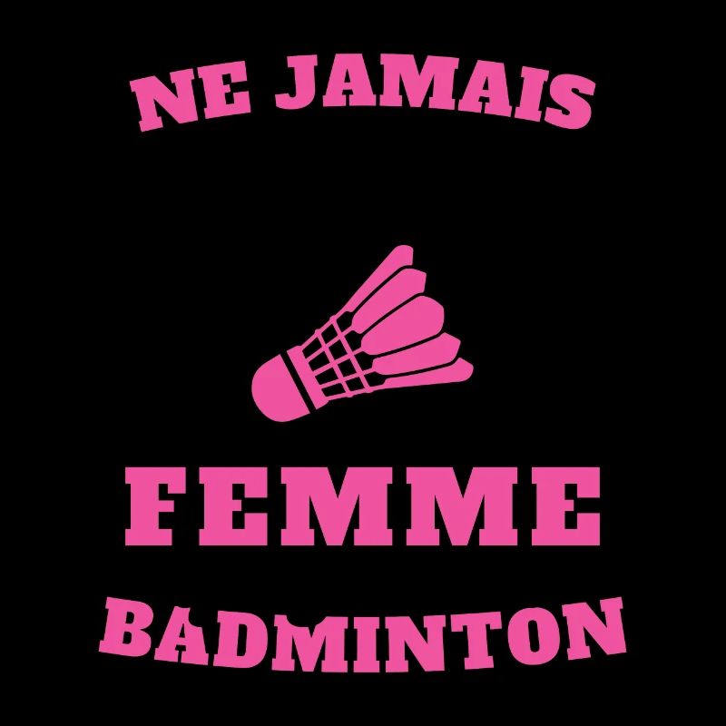 Die Kraft einer Frau, die Badminton spielt