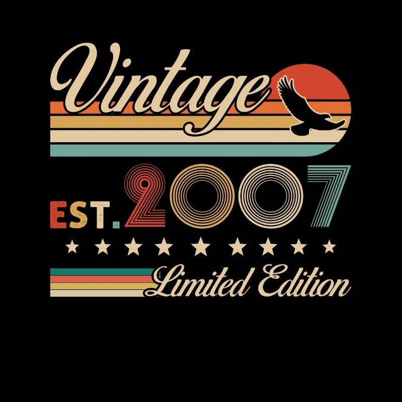 Vintage 2007 18th Anniversary Gift