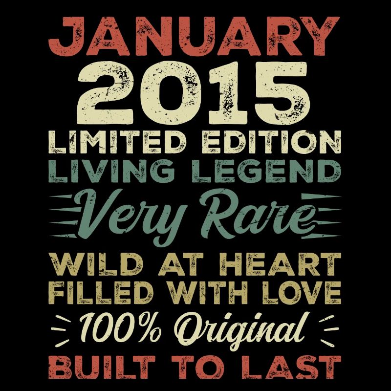 Januar 2015 Geburtstag - Januar 2015, January 2015