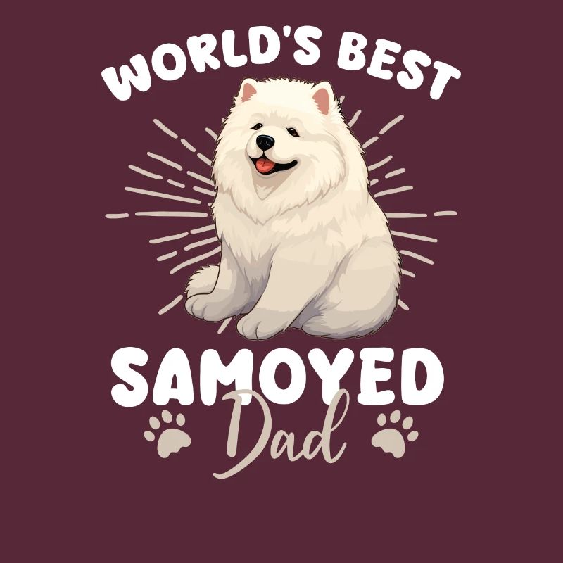 Samoyed Groovy Samoyed Dad