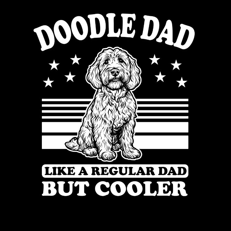 Labradoodle Retro Doodle Dad
