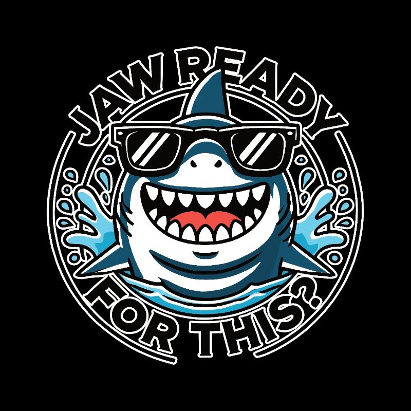 Jaw ready for this? Funny Shark Lover Pun