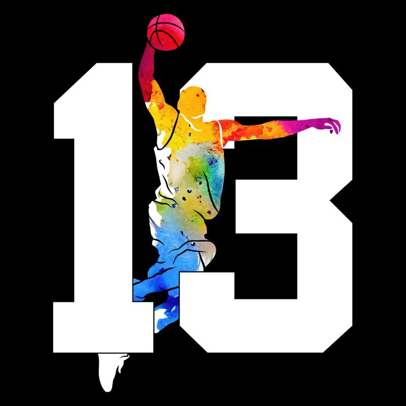 NUMMER 13 BASKETBALL 13. GEBURTSTAG