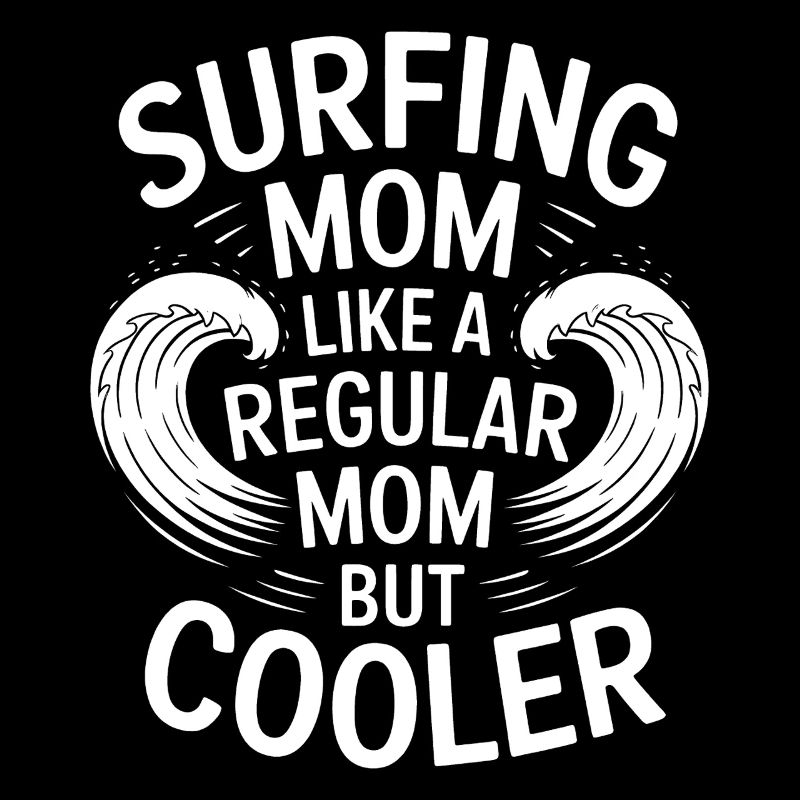 Surfing Mom Mutter Mama Lustiges Surfing Geschenk