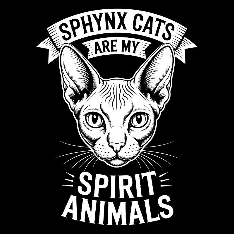 Chat Sphynx Disant Drôle Chat Sphynx Cadeau