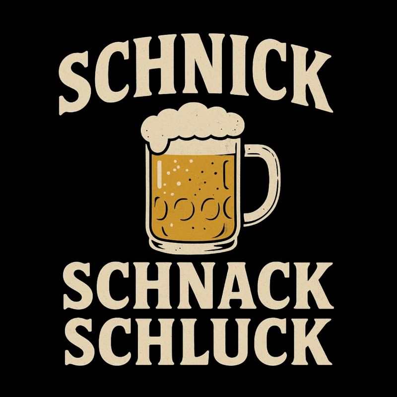 Schnick Schnack Schips lustiger Bier Spruch