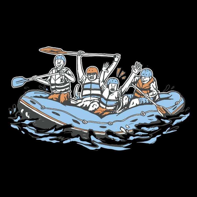 Rafting Squad Outfit for Teams Boating Mountains