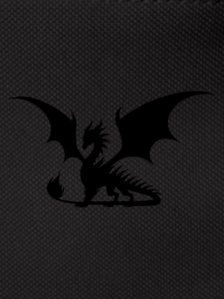 Impressive dragon with wings