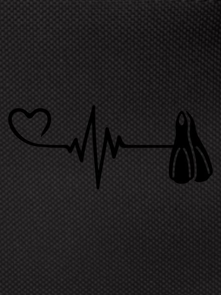 Diving fins pulse heart