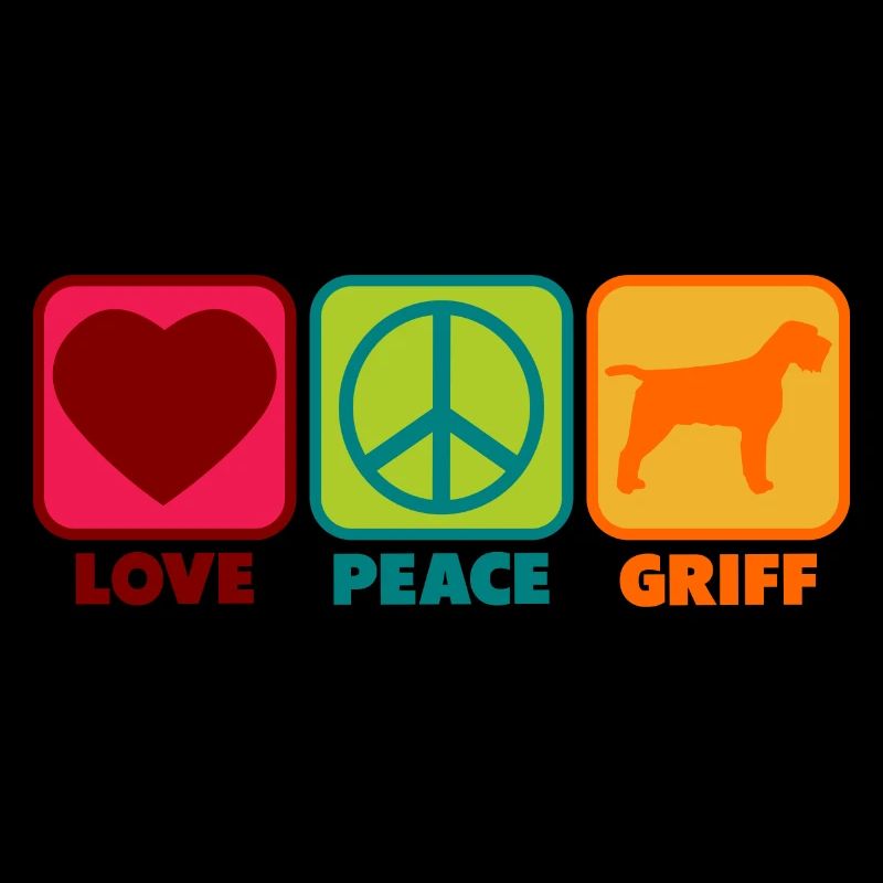 Wirehaired Pointing Griffon Mom Mama Sayings Peace
