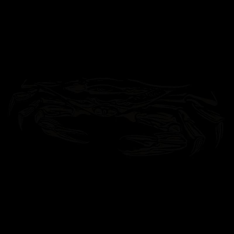 Petit crabe vorace crabe de plage avec ciseaux