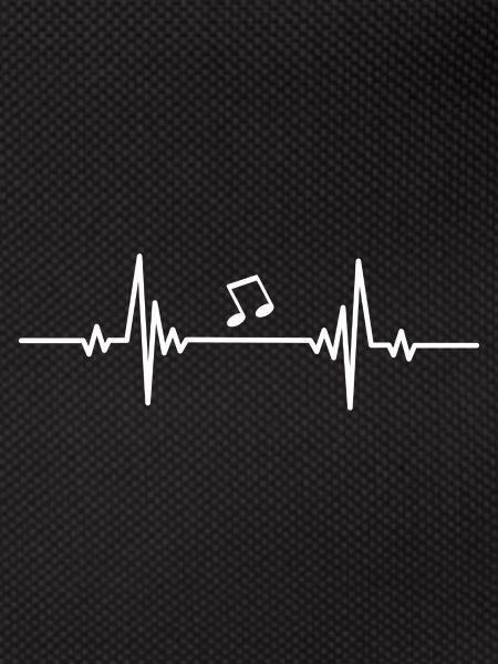 Heartbeat Music Note