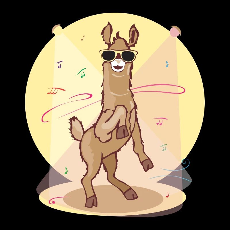 Dabbing Lama - Lama cool dansant