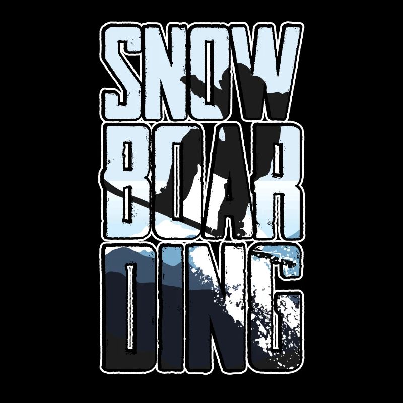 Snowboarding Snow Winter Spruch