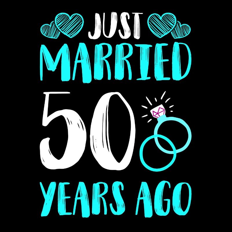 Mariage juste marié 50 ans
