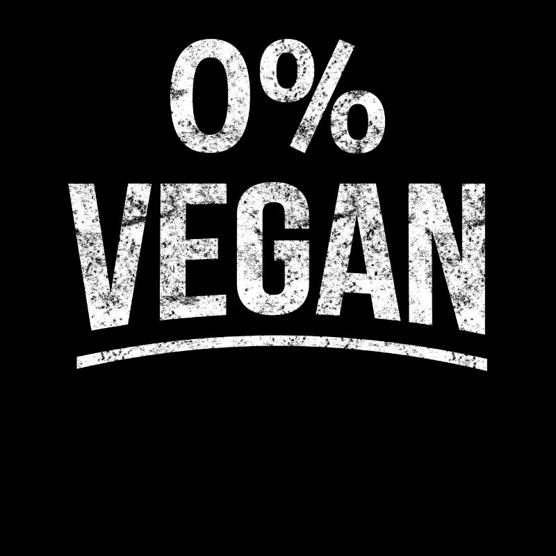 0 Prozent veganes Fleischessergeschenk