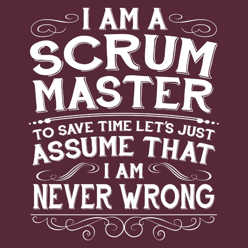 Lustiger Scrum Master Computer