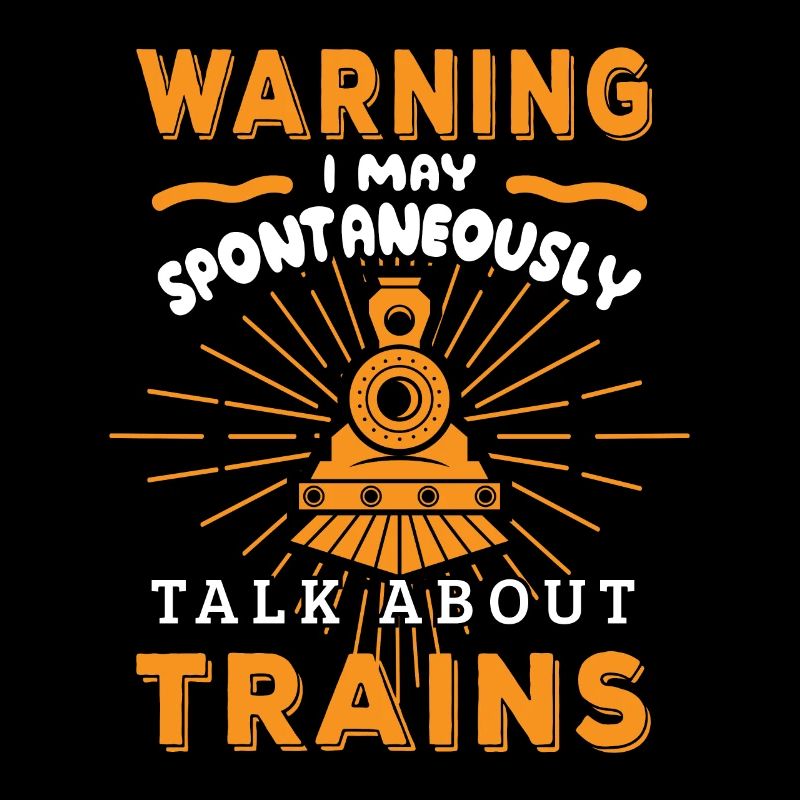 Funny Train Conductor Train Watching Gift