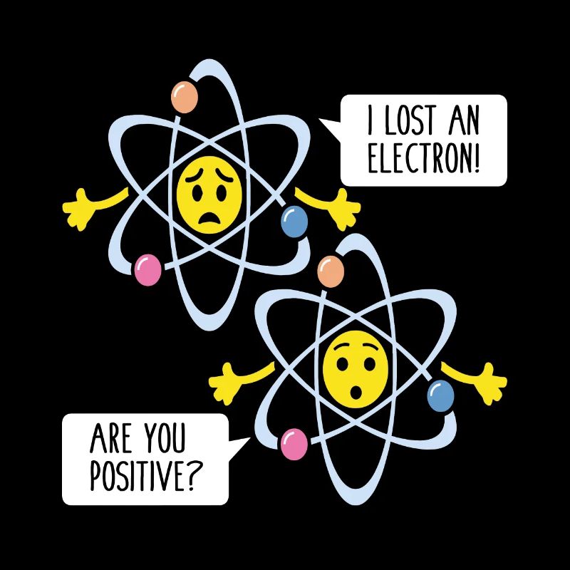 Drôle d’électron Pun Professeur de sciences de chimie